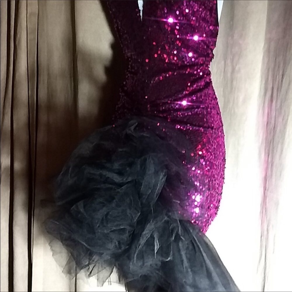 Sequined salsa style cocktail dress FUN